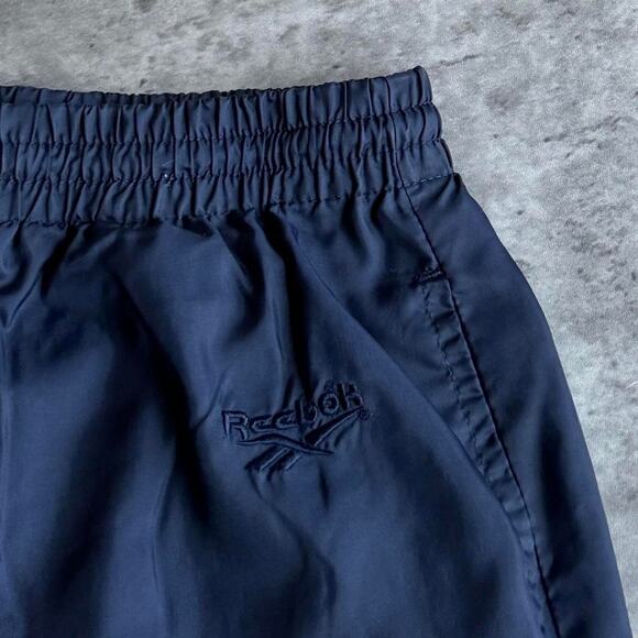 Vintage Y2K Reebok Navy Blue Baggy Grunge Opium Tech Sweatpants - Picture 3 of 4